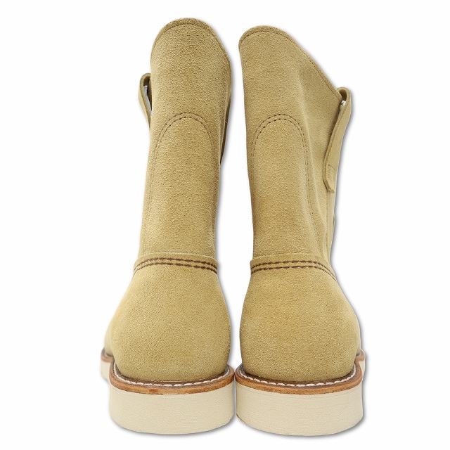 新品未使用試着のみレッドウィング　ベージュ スエード ペコスブーツ 未使用品 レッドウィング REDWING 8168 9-INCH PECOS スエード 9インチ