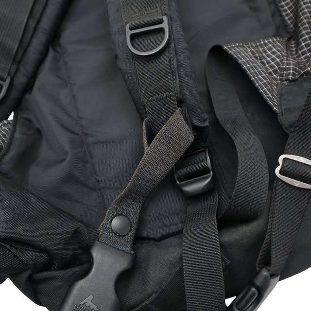 グレゴリー GREGORY チェック柄 バックパック デイパック BLACK