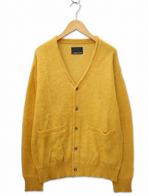 ナンバーナイン NUMBER (N)INE MOHAIR SOLID JACQUARD KNIT CARDIGAN 