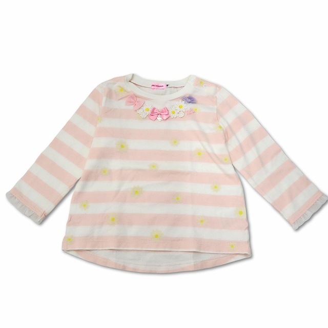 ミキハウス ボーダー ロンT ミキハウス ロンT ボーダー 110 うさこ