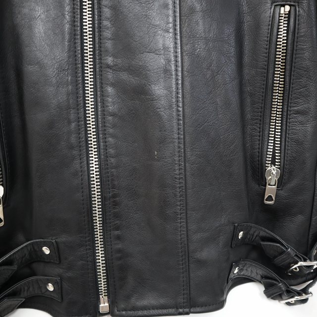 ディーゼルブラックゴールド DIESEL BLACK GOLD 牛革 ジップアップ