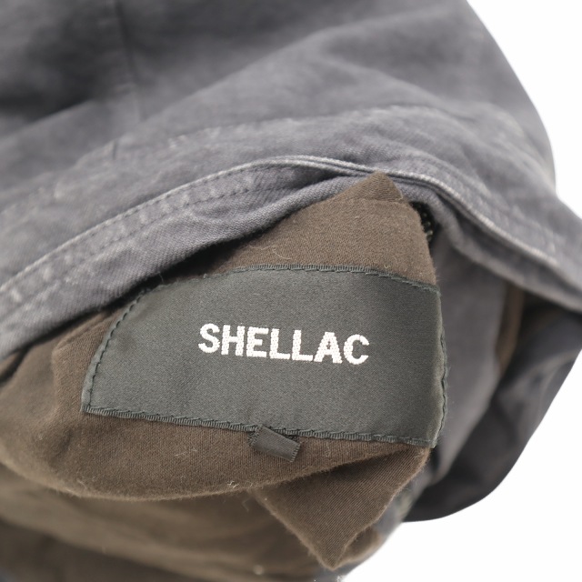 シェラック SHELLAC ダブルジップ ブルゾン ジャケット 46 NAVY 