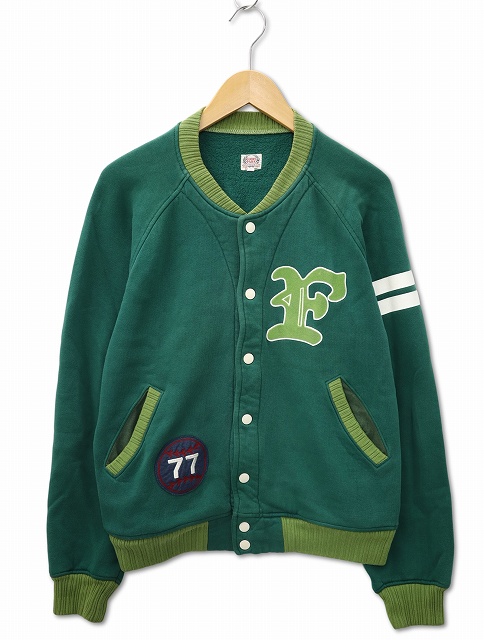 ザ フラットヘッド THE FLAT HEAD SWJ02W アップリケ スウェット 