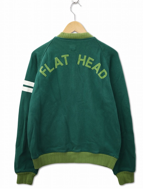 ザ フラットヘッド THE FLAT HEAD SWJ02W アップリケ スウェット 