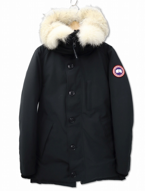 カナダグース JASPER PARKA ダウン ブラック ファー ワッペン
