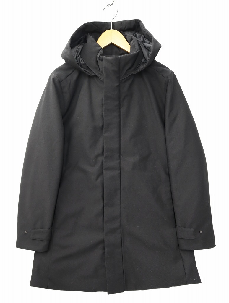 未使用品 ユニクロ UNIQLO ハイブリッド ダウンコート S BLACK 