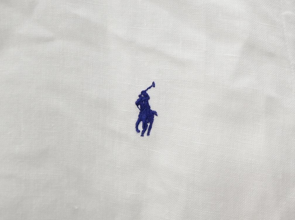 POLO RALPH LAUREN リネン長袖シャツ Lサイズ 白色 ポニー刺繡 美品 ラルフローレン 長袖シャツ リネン 麻 ポニー刺繍 L 白 - メルカリ