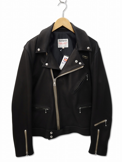 Lewis Leathers リアルマッコイズ 441T サイクロン 40 ネイビー ディア