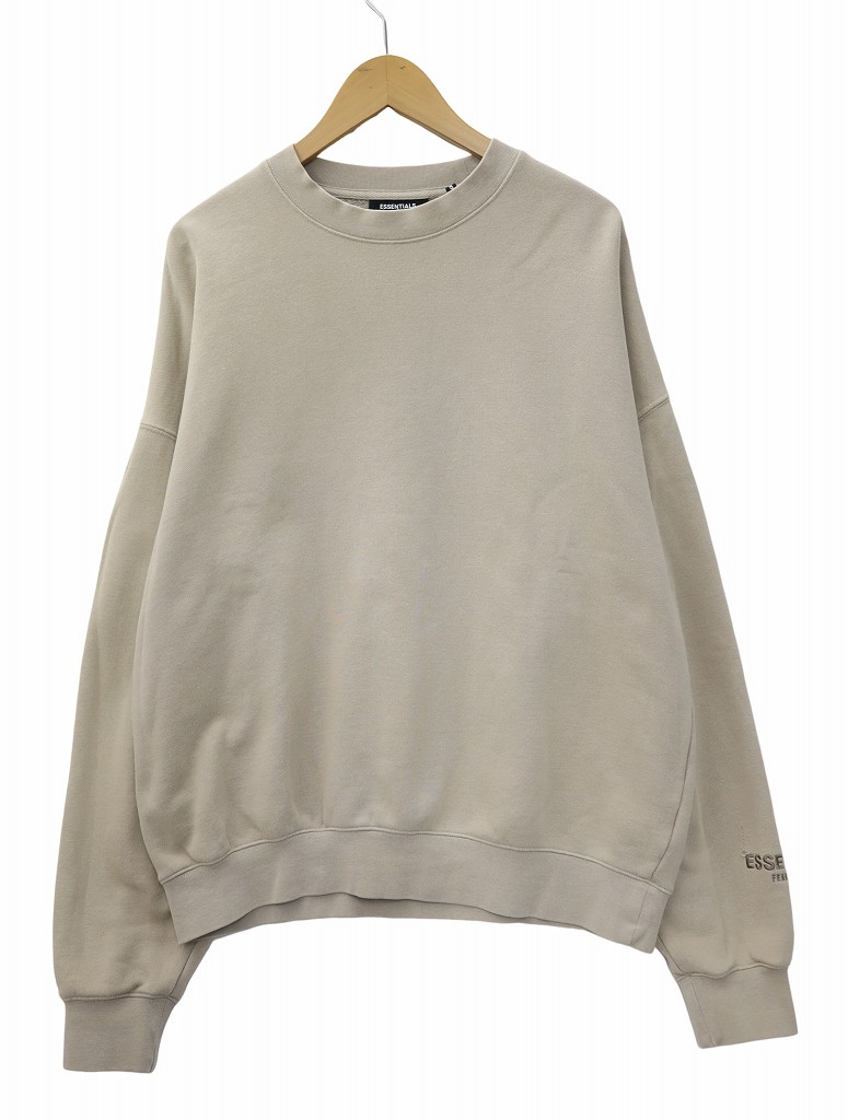 エフオージー エッセンシャルズ FOG ESSENTIALS クルーネック 袖 ロゴ 