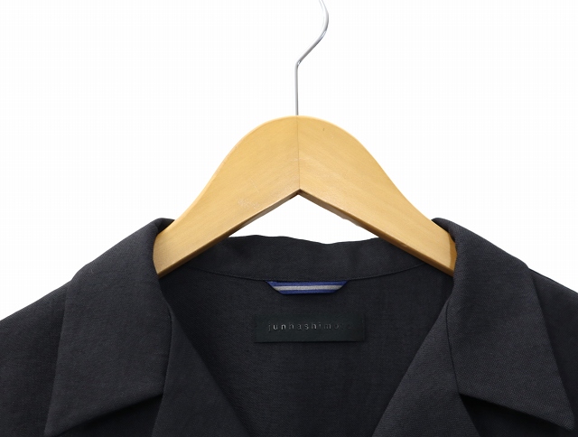 ジュンハシモト ドライ オープンカラー シャツ 長袖シャツ 5 ジュン