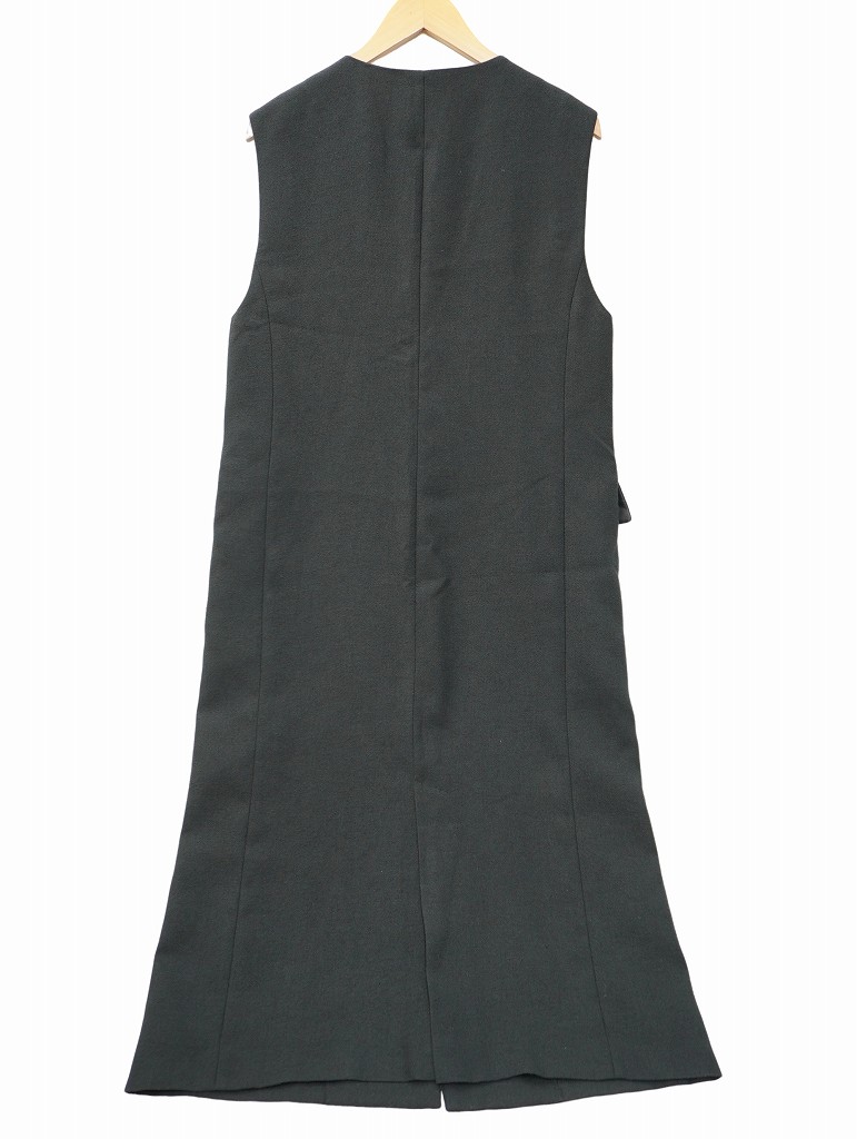 美品　mal. パシオーネ　ファージレ　チャコール　38 楽天市場】ジレ ロング マキシ フェイクファー PASSIONE 冬 アウター