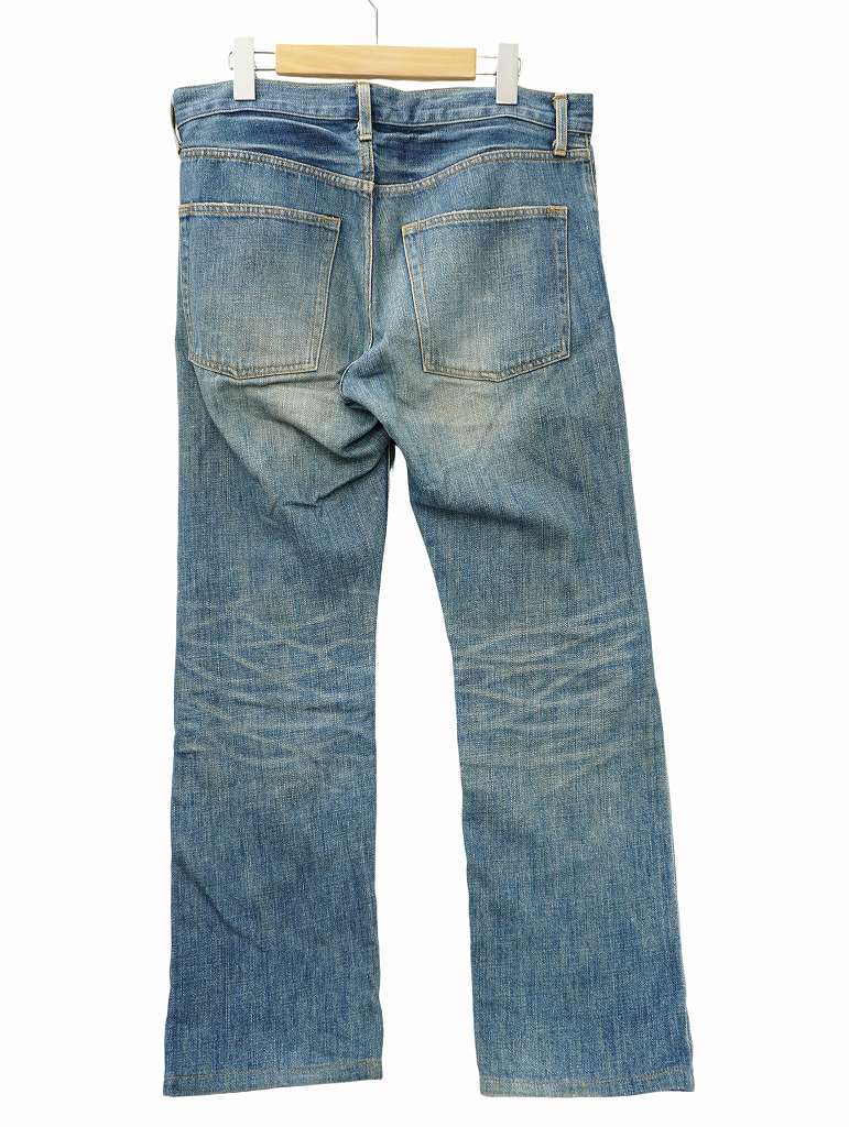 カバンドズッカ CABANE de zucca スタッズ ストレート デニム パンツ M