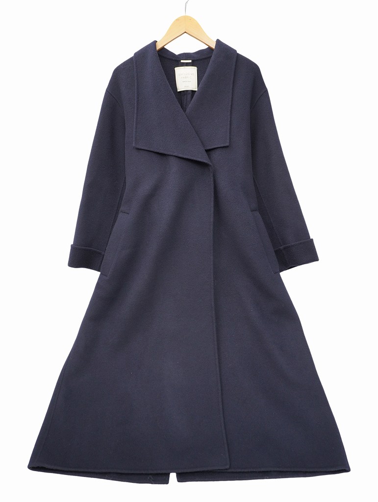 SNIDEL シャルムビッグカラーロングコート 0サイズ スナイデル SNIDEL シャルム ビッグカラー ロング コート 0 BLACK