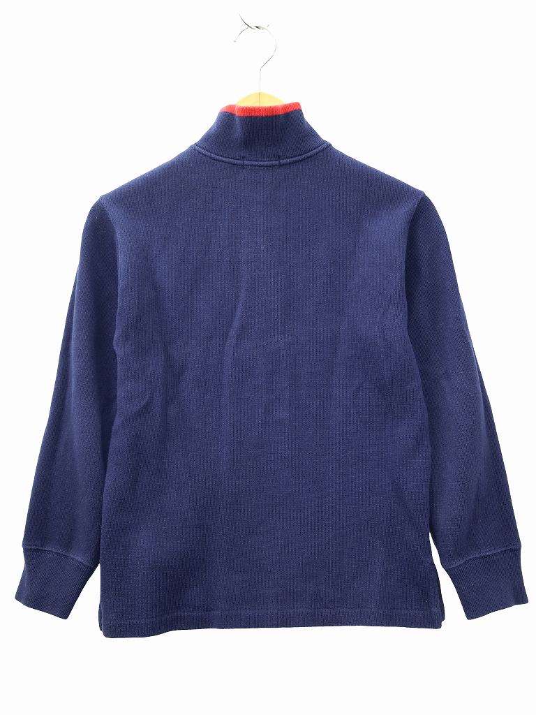ラルフローレン ポロ 刺繍 ネイビー ハーフジップ ニット 古着 ヴィンテージ ポロ バイ ラルフローレン Polo by Ralph Lauren ポニー刺繍 ハーフ