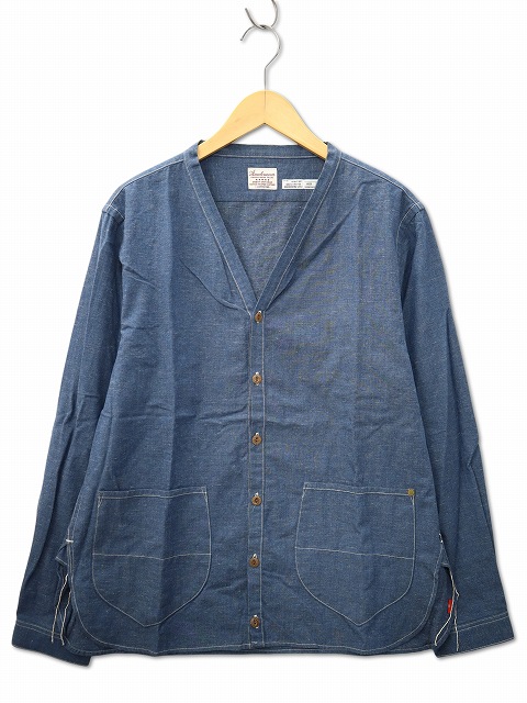 アナクロノーム anachronorm NEP CHAMBRAY SHIRT-CARDIGAN ネップ 
