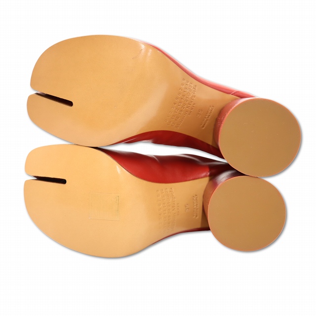 未使用品 メゾンマルジェラ 22 Maison Margiela 22 TABI タビ レザー