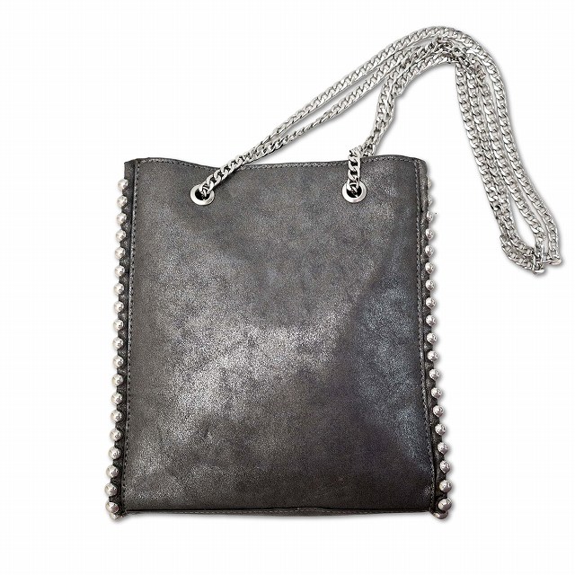 ザラウーマン ZARA WOMAN スタッズ付き スクエア チェーン ショルダー 