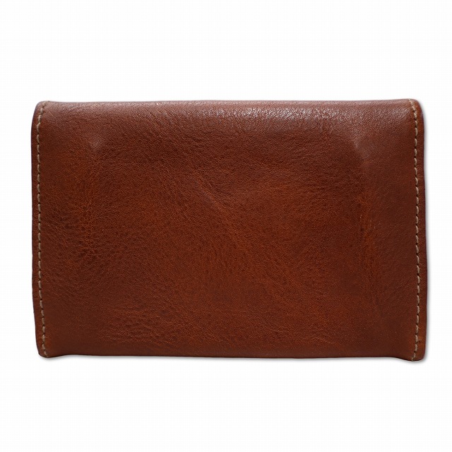 イルビゾンテ IL BISONTE 2025AW 55周年 レザー カードケース BROWN  