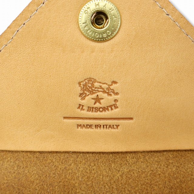 イルビゾンテ IL BISONTE 2025AW 55周年 レザー カードケース BROWN  