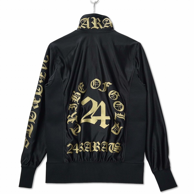 トゥエンティフォーカラッツ 24カラッツ 24karats 黒金 ジップアップ