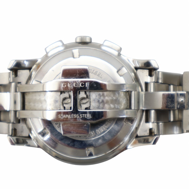 グッチ GUCCI 5500シリーズクロノグラフ ステンレススチール トリプル