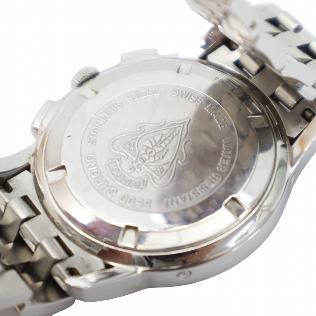 グッチ GUCCI 5500シリーズクロノグラフ ステンレススチール トリプル