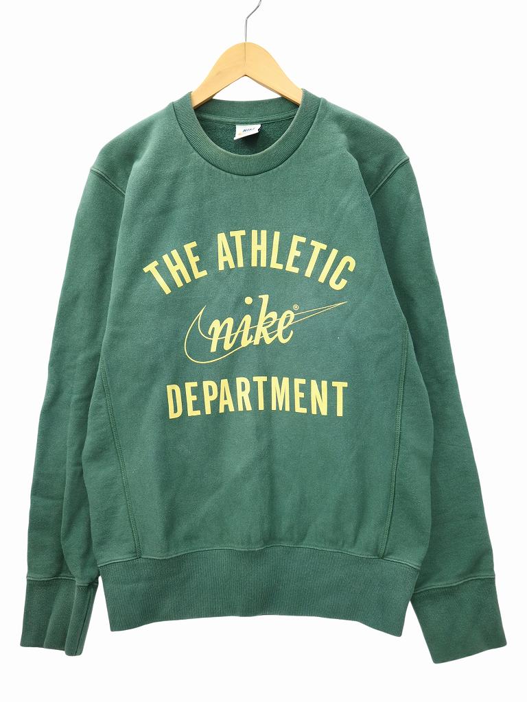 BRIEFING オリーブ色 Lサイズ トレーナー ナイキ NIKE 70's後期～80's オレンジタグ プリント スウェット