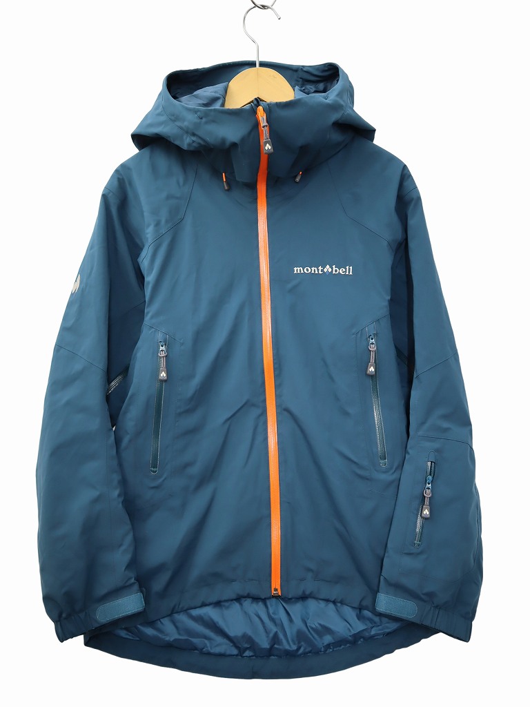 モンベル Montbell 1102493 ストーム パーカー S TEALBLUE/ORANGE 