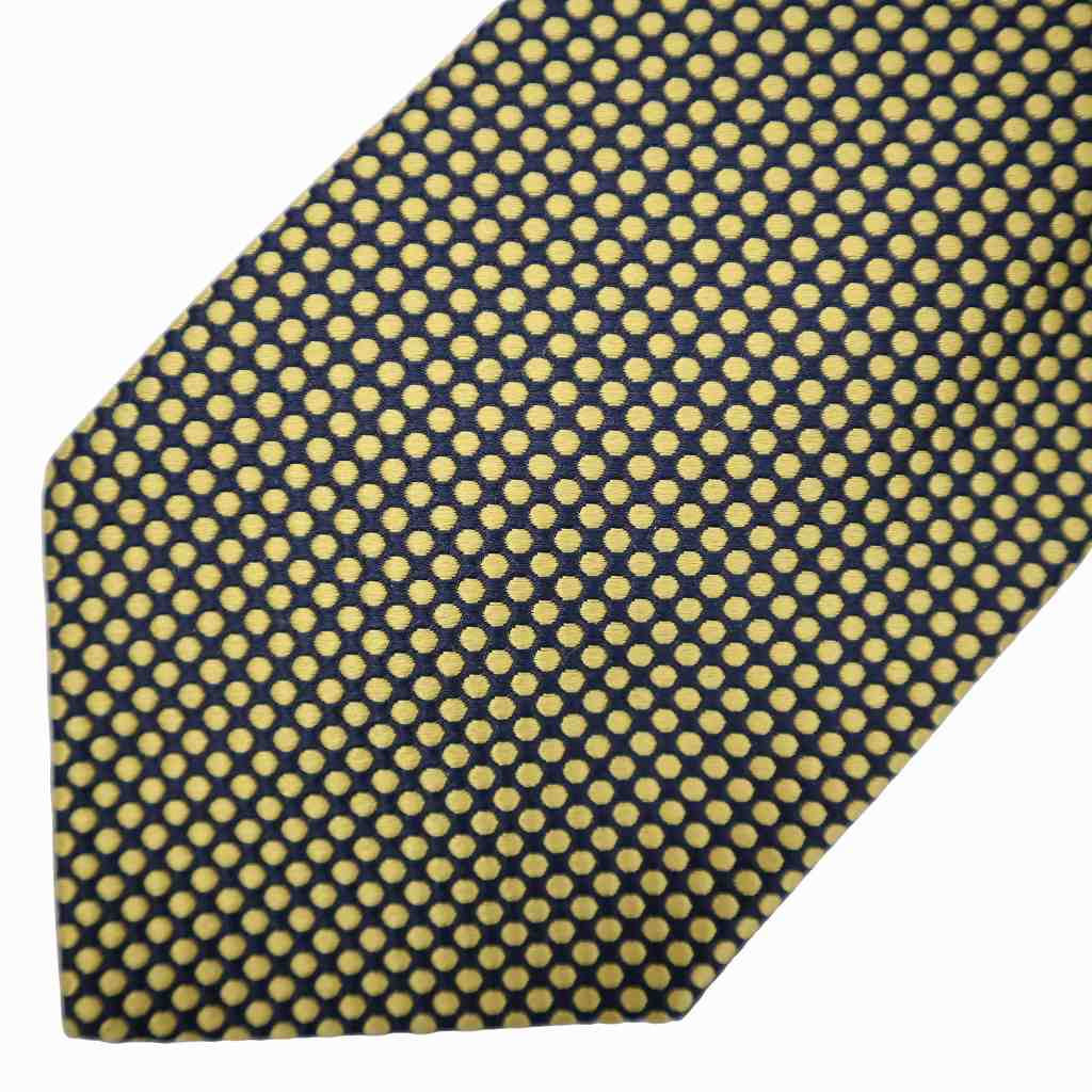 サルヴァトーレフェラガモ Salvatore Ferragamo シルク ドット ワイド