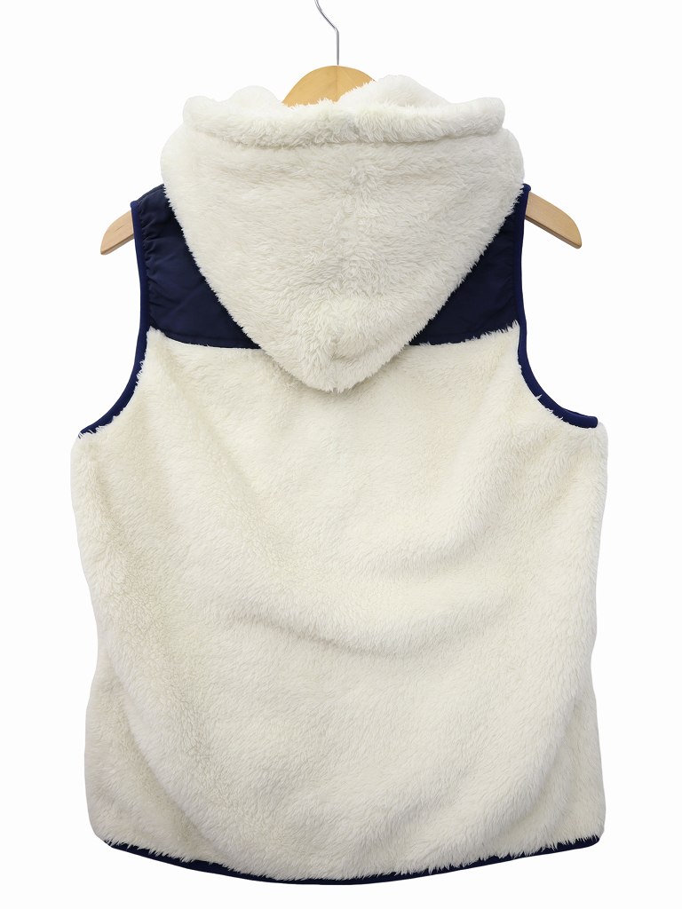 チャムス CHUMS エルモ フリース ベスト L IVORY/NAVY(アイボリー 