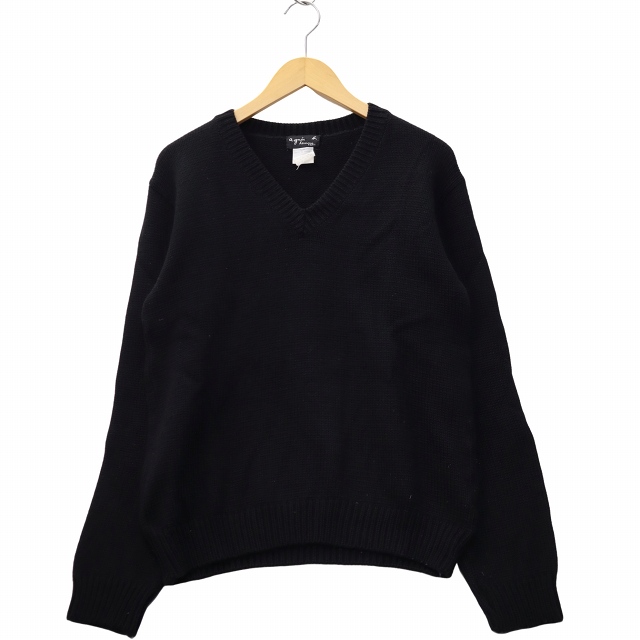 アニエスベーオム Agnes b. homme 90s ヴィンテージ Vネック 長袖