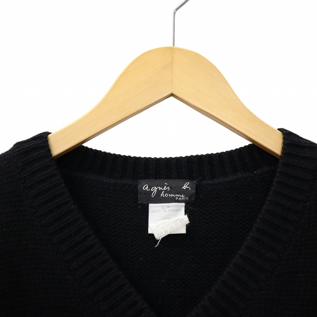 アニエスベーオム Agnes b. homme 90s ヴィンテージ Vネック 長袖
