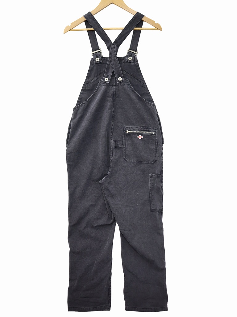 ダントン DANTON JD-2630 SER デニム オーバーオール 36 CHARCOAL 
