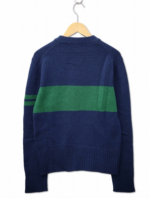 ディーゼル DIESEL Vネック 1978 ジャガード 長袖 ニット セーター L