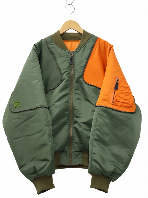 キャピタル kapital MA-1ナイロン シャムボマーJKT ジャケット 