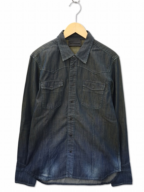 ディーゼルブラックゴールド DIESEL BLACK GOLD 長袖 グラデーション 