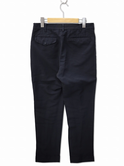 コムデギャルソンオムドゥ エステル縮絨 ポリ テーパード パンツ