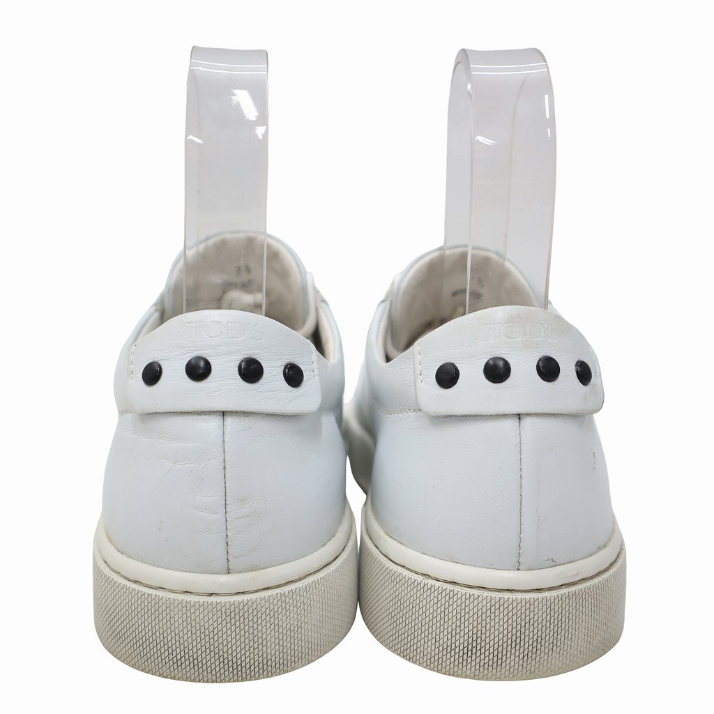 トッズ TOD'S スタッズ レザー スニーカー 7 1/2(26cm-26.5cm トッズ TOD'S スタッズ レザー スニーカー 7 1/2(26cm-26.5cm