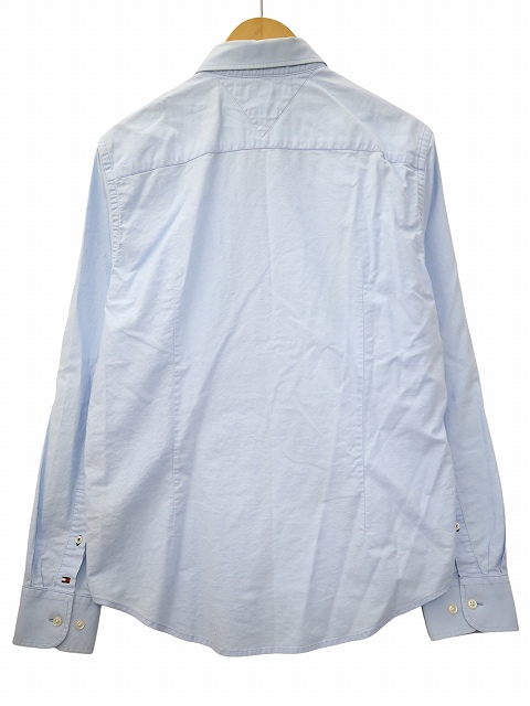 トミーヒルフィガー TOMMY HILFIGER NEW YORK FIT 長袖 シャツ M LIGHTBLUE(ライトブルー) 春秋 メンズ
