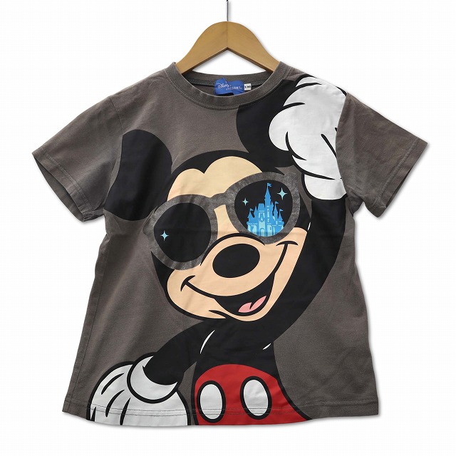 ディズニー Disney ミッキーマウス プリント クルーネック 半袖 T