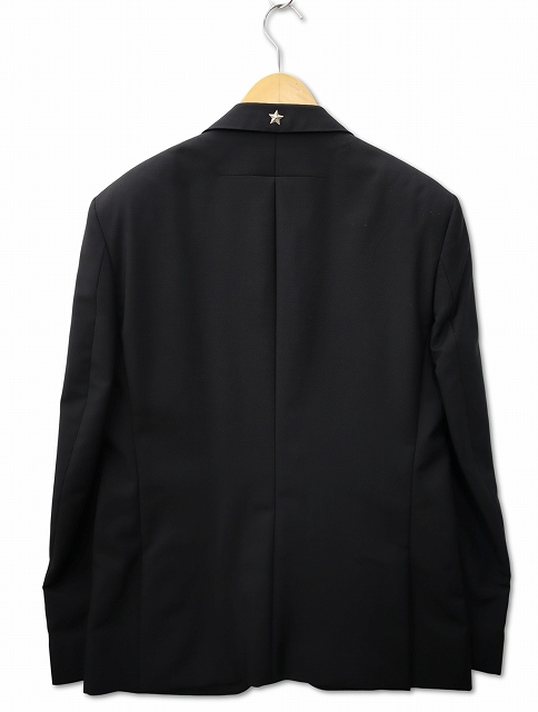 ジバンシィ GIVENCHY スタッズ装飾 ウール/モヘア テーラード 
