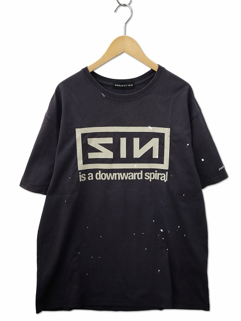 PROJECT G/R プロジェクト ジーアール 大阪限定 SIN WASHED T-SHIRT