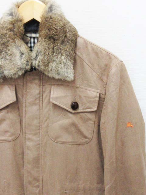 BURBERRY BLACK LABEL ジャケット Mサイズ ベージュ フード付きコートBURBERRY BLACK LABEL ベージュ ジャケット L