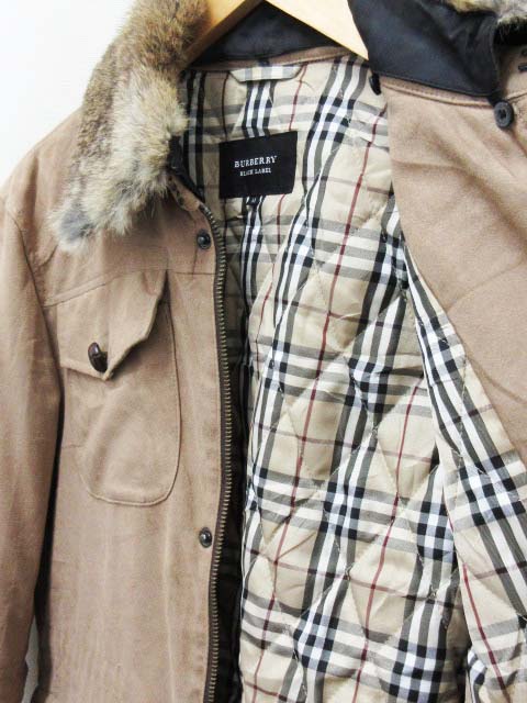 BURBERRY BLACK LABEL ジャケット Mサイズ ベージュ 中古・古着通販】BURBERRY BLACK LABEL (バーバリーブラック