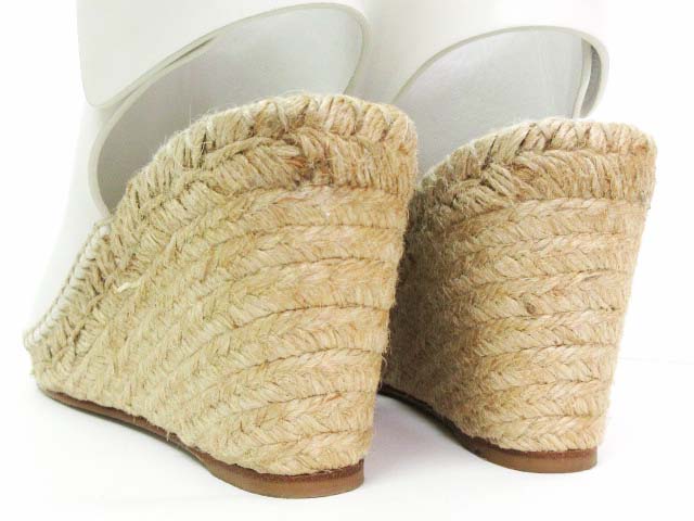 CÉLINE セリーヌ エスパドリーユ フィービー CELINE 美品 セリーヌ フィービー期 レザー エスパドリーユ