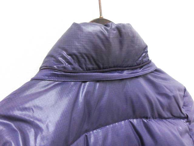 ラコステ LACOSTE ダウンジャケット フード 紫 パープル 40 ナイロン
