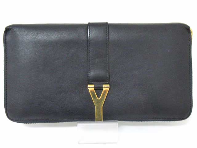 サンローラン パリ SAINT LAURENT PARIS 長財布 ウォレット レザー 