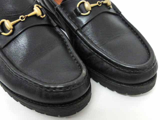 グッチ GUCCI ローファー ホースビット クラシックモデル レザー