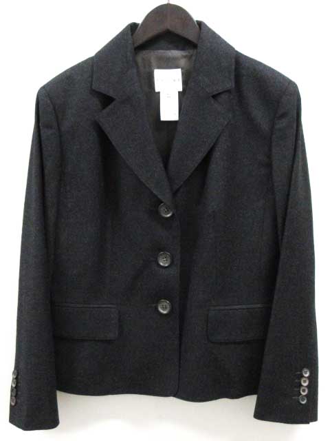 セリーヌ CELINE ジャケット テーラード 3ボタン ウール カシミヤ 