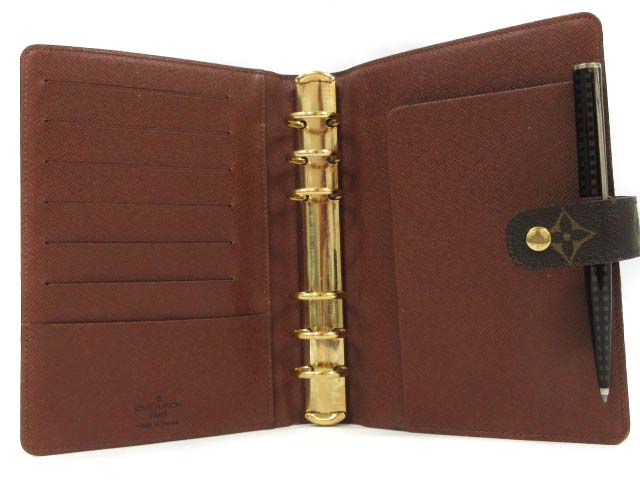 ルイヴィトン LOUIS VUITTON モノグラム アジェンダMM R20004 手帳 